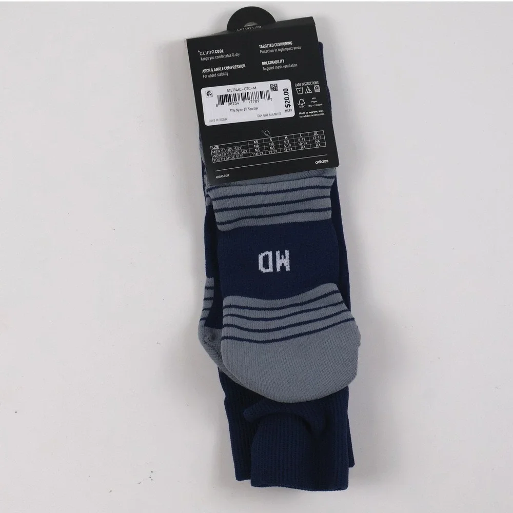 Adidas Soccer Team Speed Pro Socks Navy Blue Medium NWT
